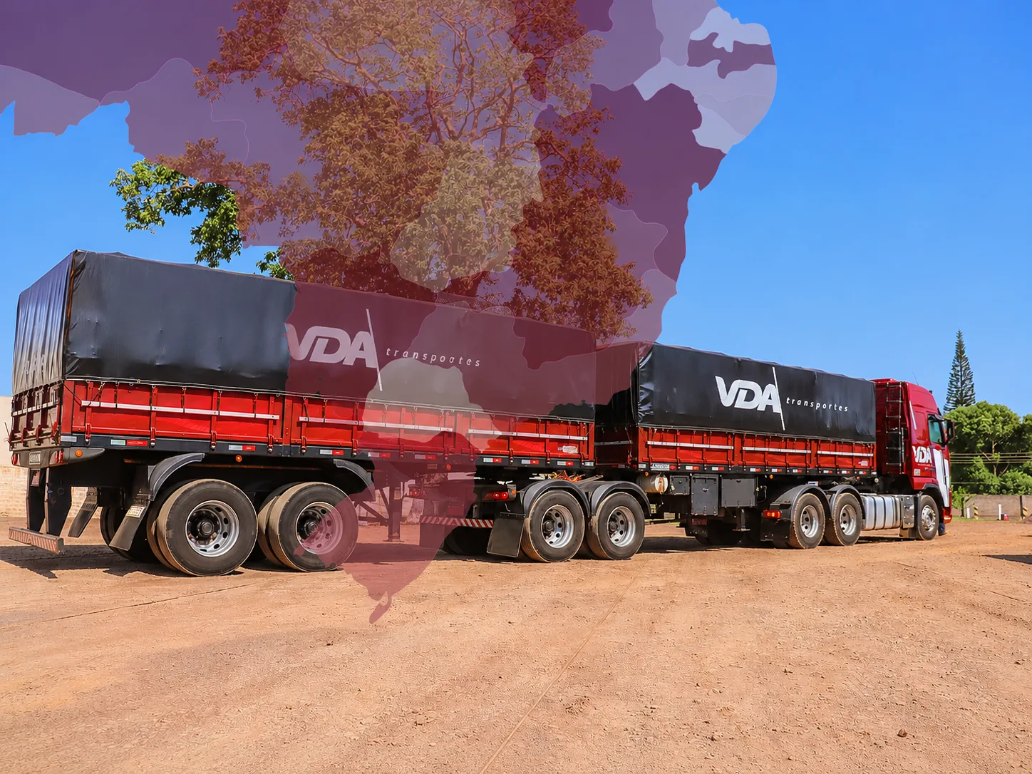 Operação logística VDA em rota